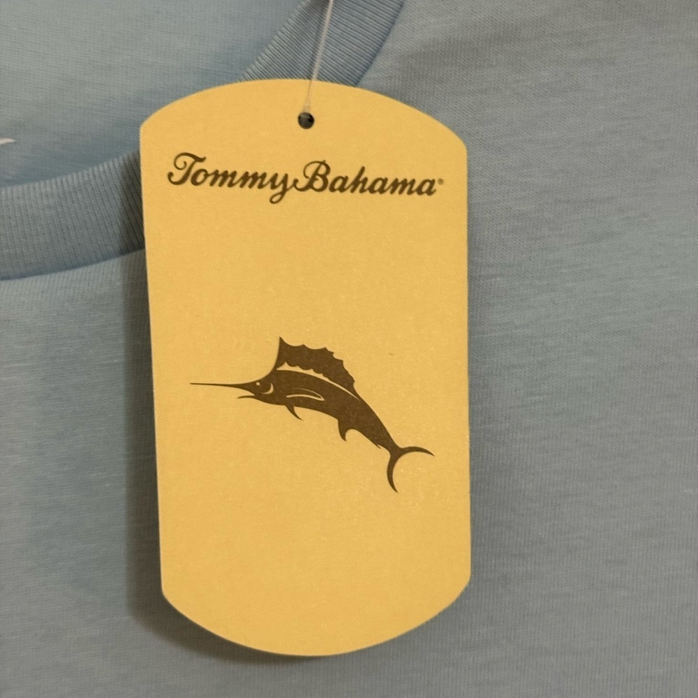 Tommy Bahama Light Blue Men's Shirt - Picture 3 of 4
